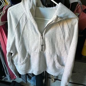 Scuba Oversized Half-Zip Hoodie